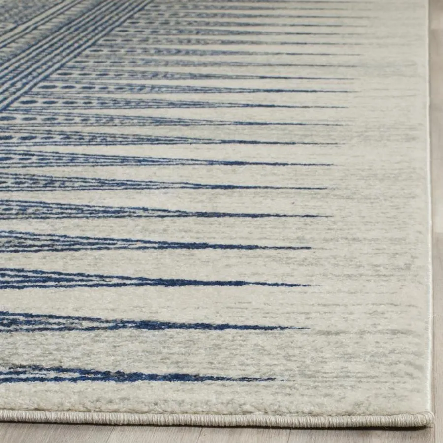 Safavieh Evoke Layla 2 x 7 Ivory/Blue Indoor Abstract Bohemian/Eclectic Runner, photo 2 of 4