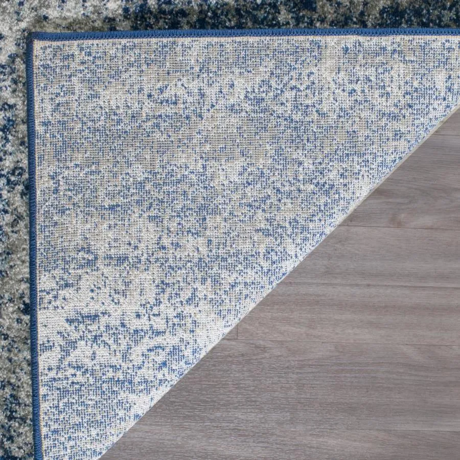 Safavieh Evoke Sorente 2 x 9 Navy/Ivory Indoor Abstract Industrial Runner, photo 3 of 4