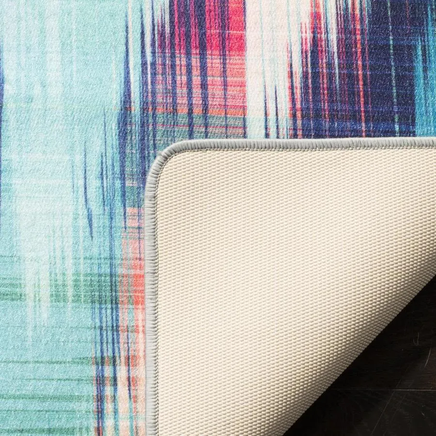 Safavieh Daytona 5 x 8 Turquoise/Fuchsia Indoor Abstract Area Rug, photo 3 of 4