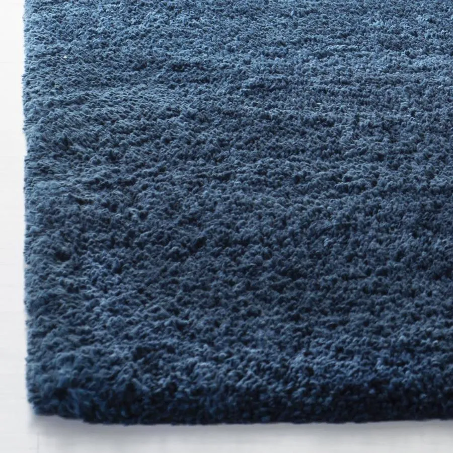 Safavieh Fontana Shag Clarisse 7 x 7 Blue Square Indoor Solid Area Rug, photo 2 of 6