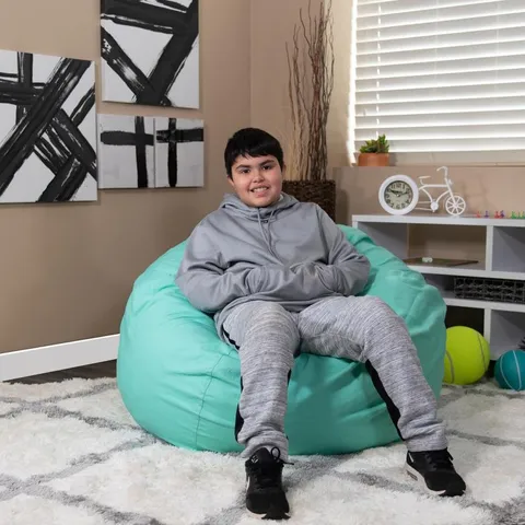 19-in Green Upholstered Kids Accent Chair