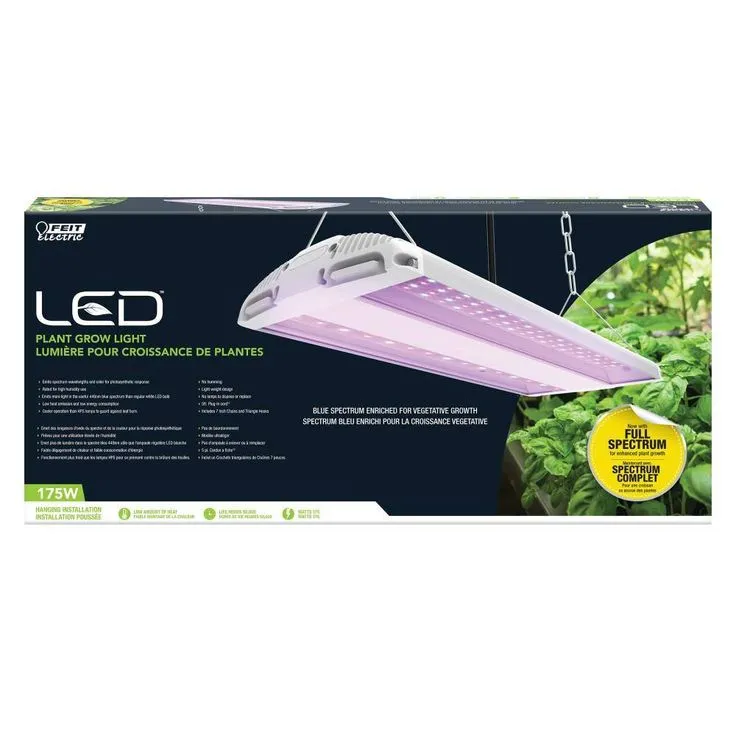 20 in. 175-Watt Integrated Full Spectrum LED Non-Dimmable Indoor High Bay Plant Grow Light Fixture, Daylight (2-Pack), photo 7 of 8