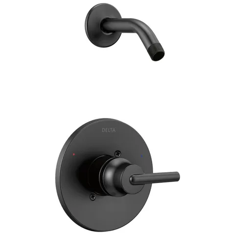 Trinsic Matte Black 1-Handle Shower Faucet