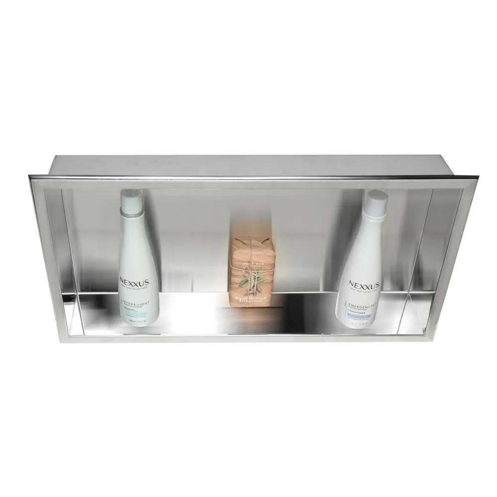 24 in. x 12 in. x 4 in. Niche in Polished Stainless Steel, photo 2 of 12