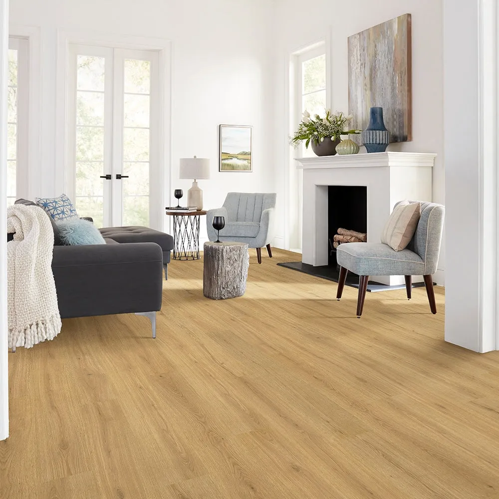 Pergo Pergo EverCraft XL 8-mm 9.45-in W x 47.24-in L Waterproof Interlocking Laminate Flooring, photo 14 of 40
