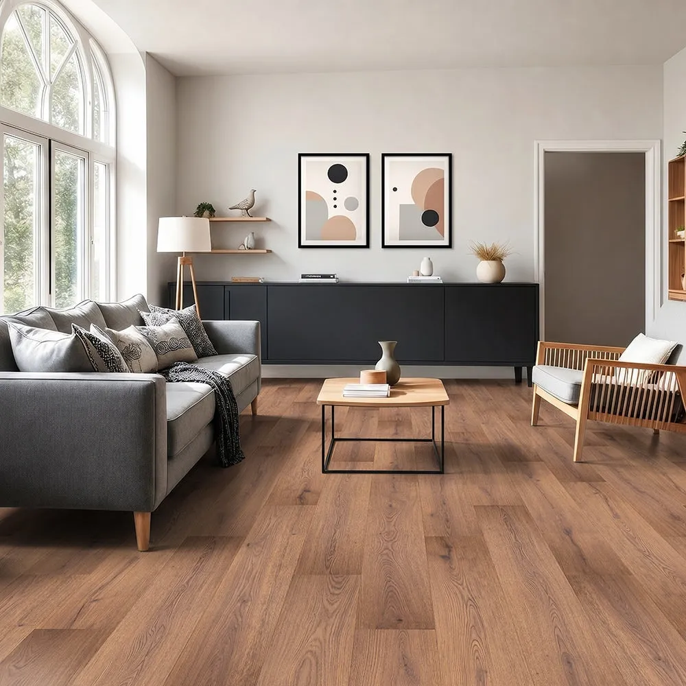 Pergo Pergo EverCraft XL 8-mm 9.45-in W x 47.24-in L Waterproof Interlocking Laminate Flooring, photo 34 of 40