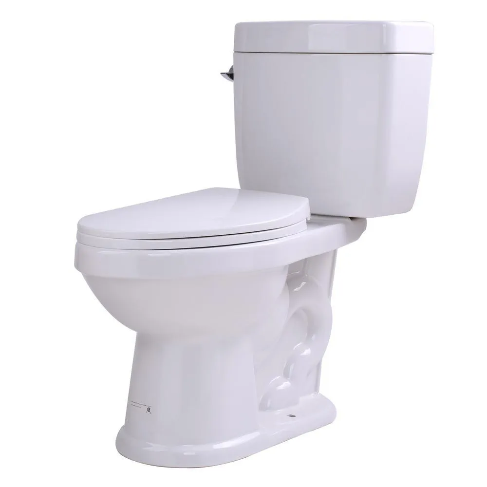 Universal Tubs HD Series 60 in. Left-Drain Walk-In Whirlpool Bathtub in White with 1.28 GPF Smart Toilet Combo, photo 6 of 16