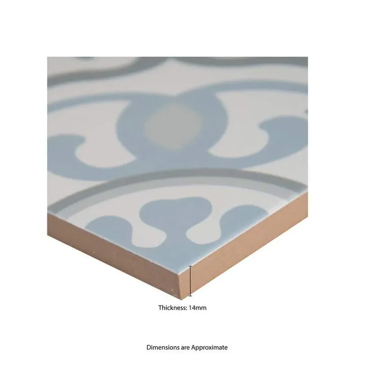 MSI Blume Encaustic 8 in. x 8 in. Matte Porcelain Floor and Wall Tile (5.33 sq. ft. / case), photo 3 of 8