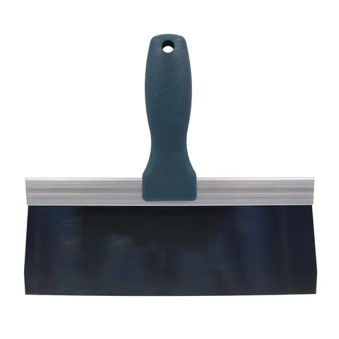 10 in. Blue Steel Taping Knife with Plastic Handle