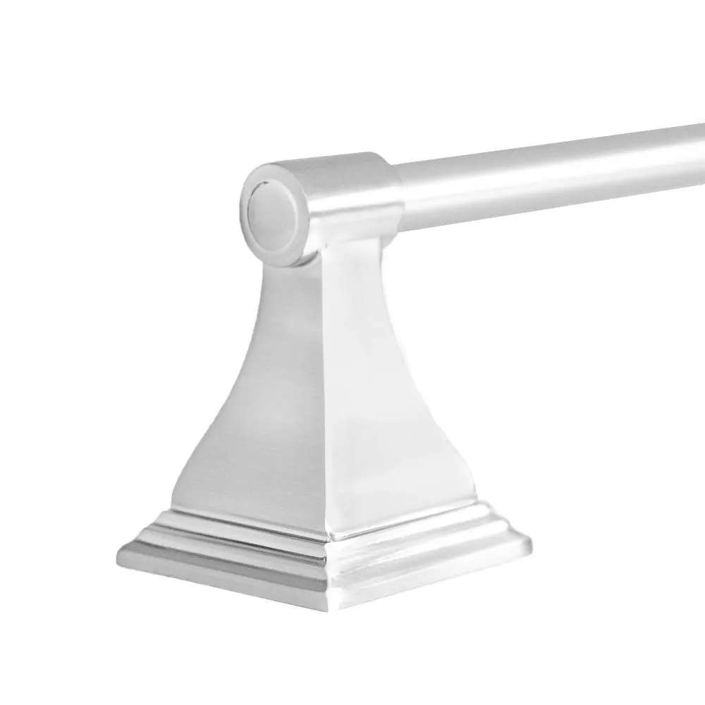 ARISTA Leonard Collection 4-Piece Bathroom Hardware Kit in Satin Nickel, photo 10 of 15