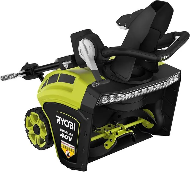 RYOBI 21 in. 40-Volt Brushless Cordless Electric Snow Blower with Two 5.0 Ah Batteries and Charger Included, photo 8 of 8