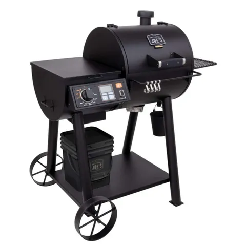 Rider Wood Pellet Grill Black