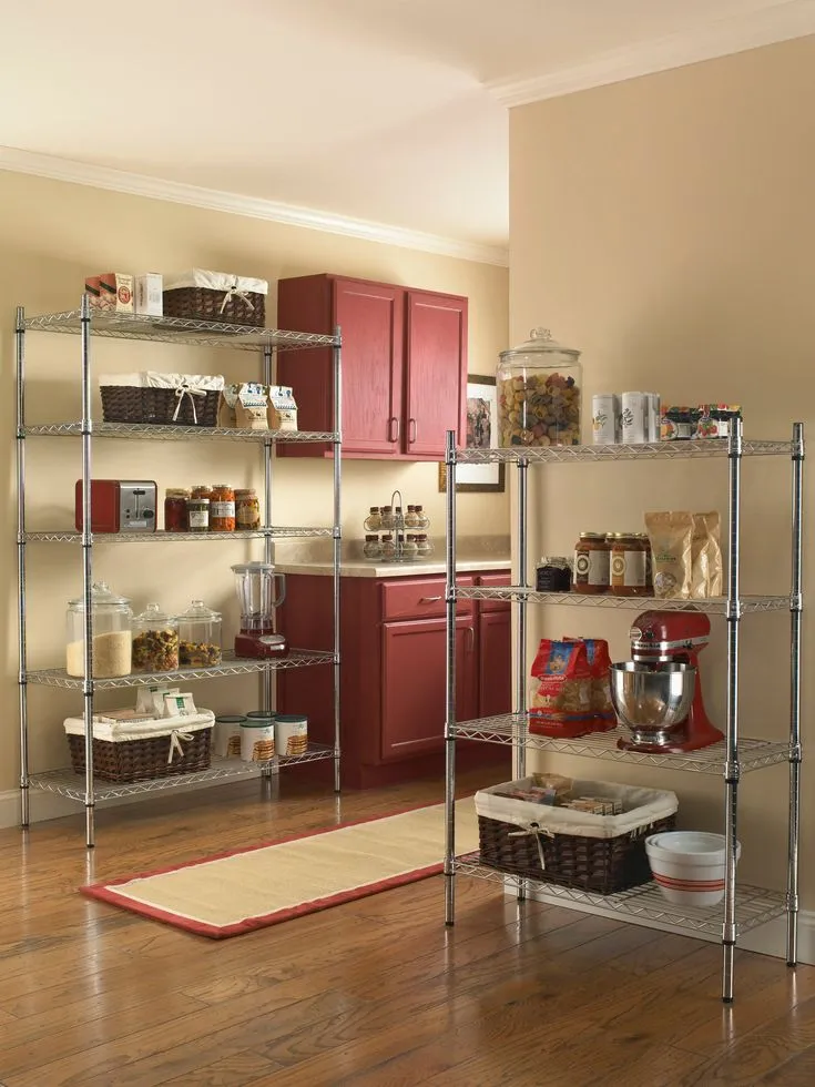 Style Selections 18-in D x 47.7-in W x 72-in H 5-Tier Steel Utility Freestanding Shelving Unit, photo 2 of 8