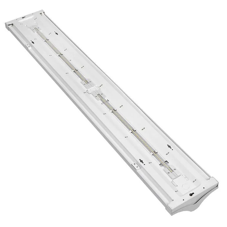 4 ft. 4000 Lumens Indirect Integrated LED White Wraparound Light with Uplight Downlight Feature 4000K (4-Pack), photo 11 of 15