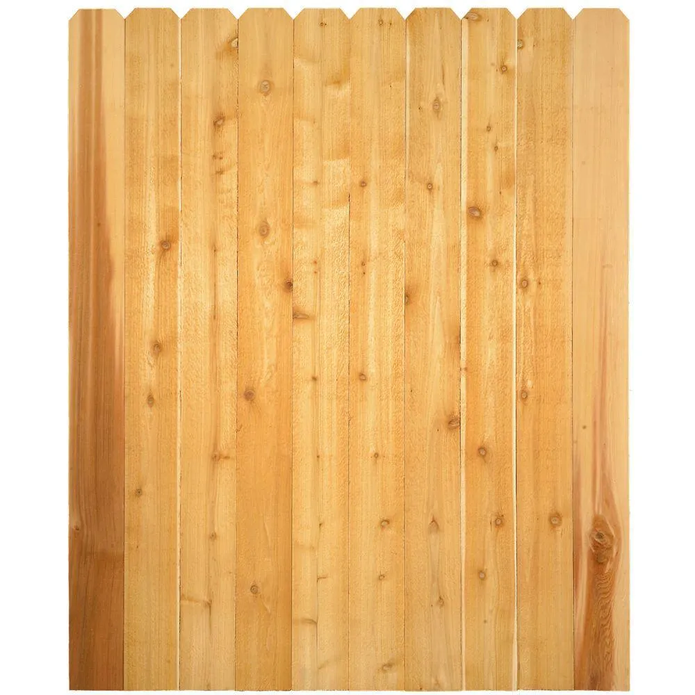 Alta Forest Products 5/8 in. x 5-1/2 in. x 6 ft. Western Red Cedar Dog-Ear Fence Picket, photo 3 of 7
