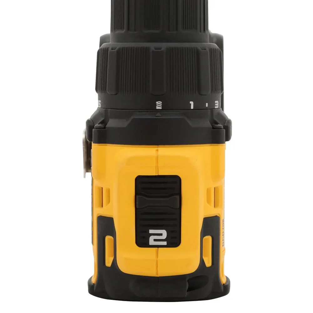 DEWALT ATOMIC 20-V MAX Li-Ion Brushless Cordless Compact 1/2 in. Drill Driver w/ (2) Packs 1.3Ah, Charger, Bag & Bonus Pack 5Ah, photo 6 of 8