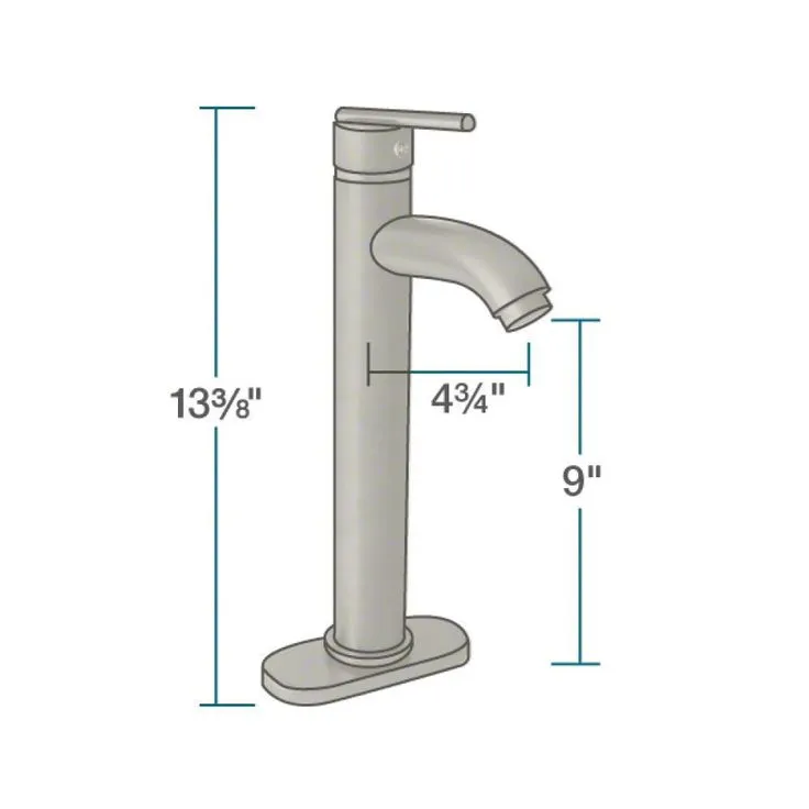 MR Direct Porcelain Vessel Sink in White with 718 Faucet and Pop-Up Drain in Brushed Nickel, photo 6 of 9
