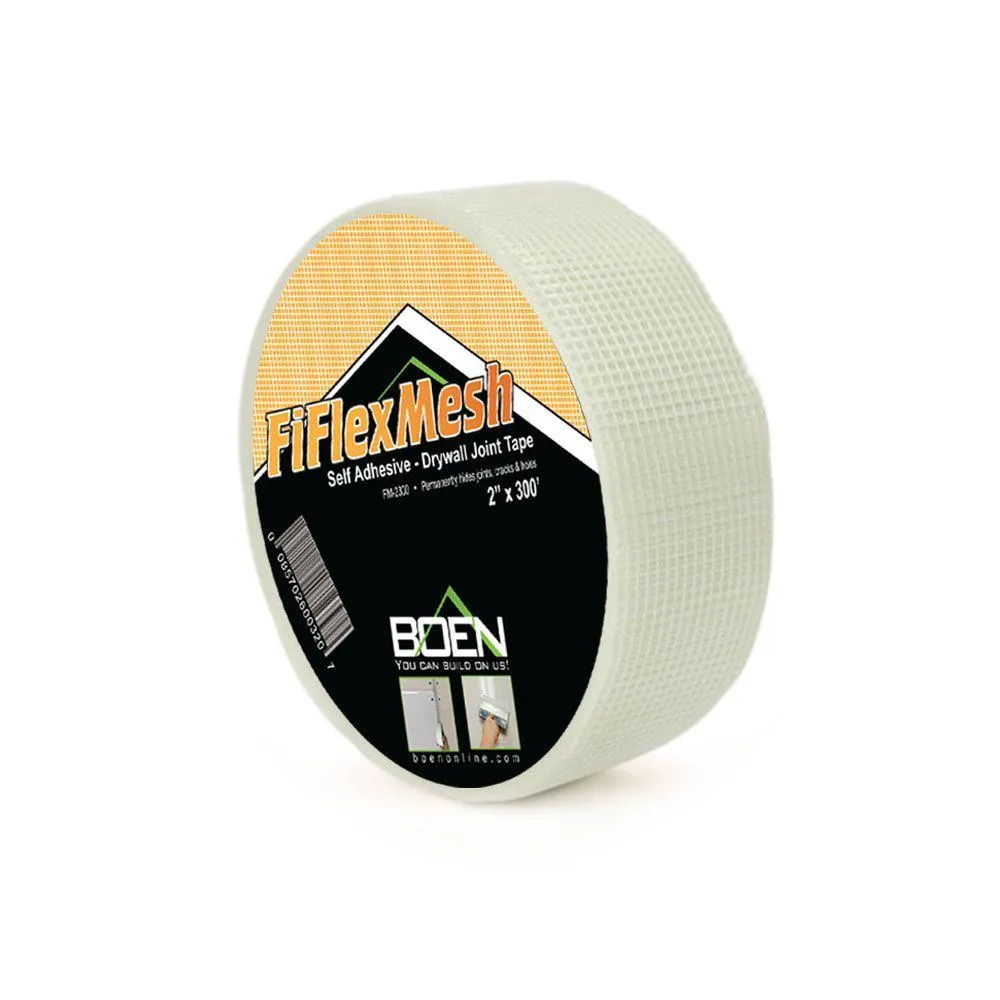 FiFlex 2 in. x 300 ft. Self-Adhesive Fiberglass Mesh Drywall Joint Tape, photo 3 of 3