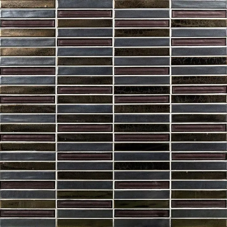 Bond Tile Glory Midnight 11.81 in. x 11.81 in. Ceramic and Glass Wall Mosaic (0.97 Sq. Ft.), photo 5 of 6