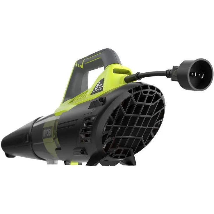 RYOBI 13 in. 11 Amp Corded Electric Walk Behind Push Mower and 8 Amp Electric Jet Fan Blower, photo 2 of 9