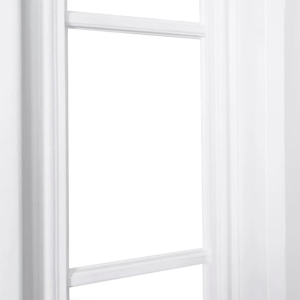 Steves & Sons 72 in. x 80 in. Camber Top Primed White Steel Prehung Front Door with 16 in. 3-Lite Sidelites, Right-Hand Inswing, 6-9/16 in. Frame, photo 5 of 13