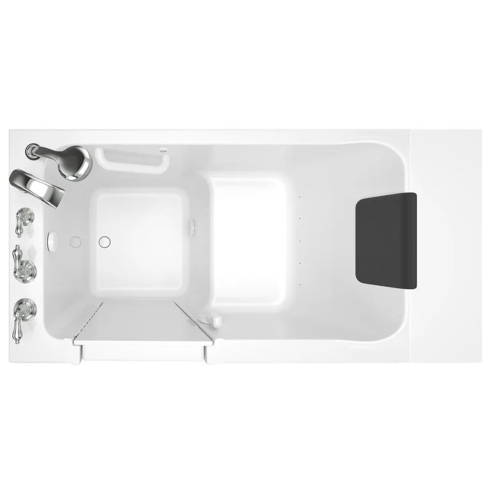 Acrylic Luxury 51 in. Walk-In Air Bath Bathtub in White, photo 3 of 16