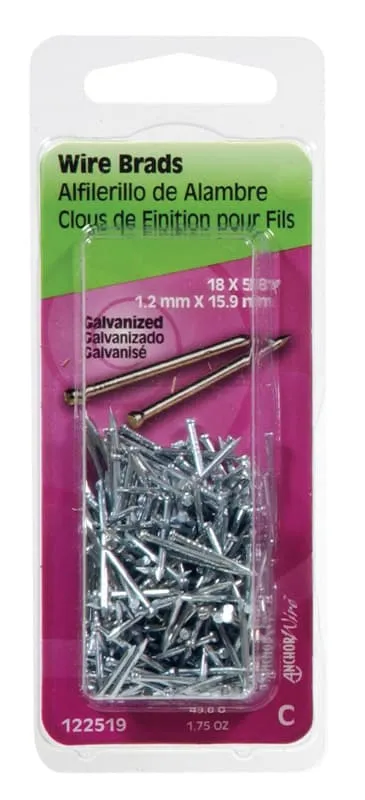 18-Gauge 5/8 in. Galvanized Brad Nails (1.75 oz)