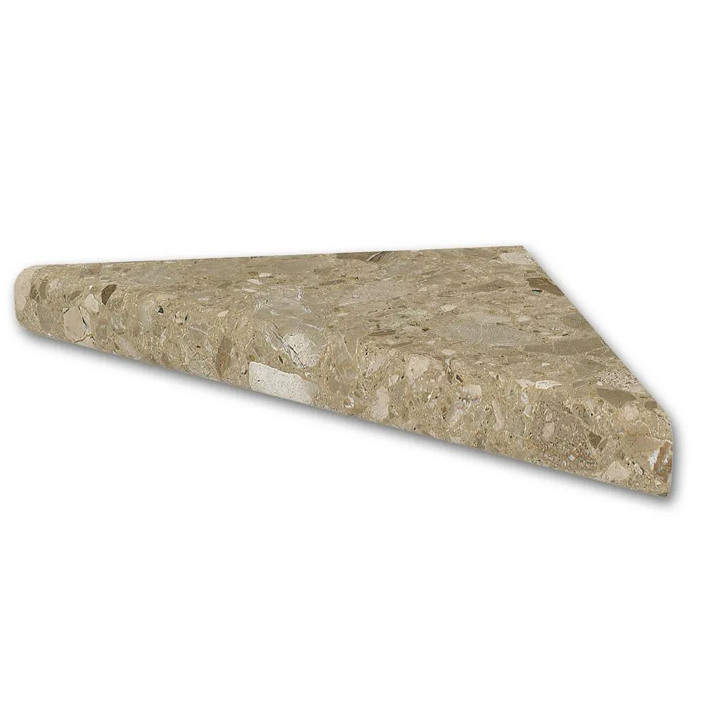 15 in. Corner Shelf Niche in Calacatta White, photo 14 of 22