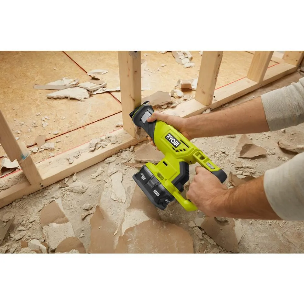 RYOBI ONE+ 18V Cordless 5-Tool Combo Kit with One 4.0 Ah Battery, One 1.5 Ah Battery, 18V Charger, and Bag, photo 9 of 12