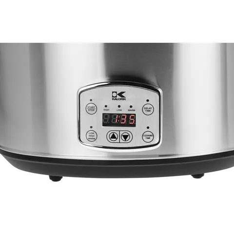 8 Qt. Stainless Steel Slow Cooker with Cool-Touch Handles