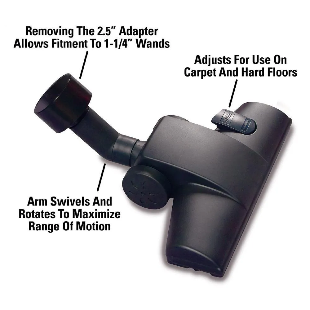RIDGID 1-1/4 in. or 2-1/2 in. Carpet and Hard Floor Nozzle Accessory for  Wet Dry Shop Vacuums, photo 2 of 12