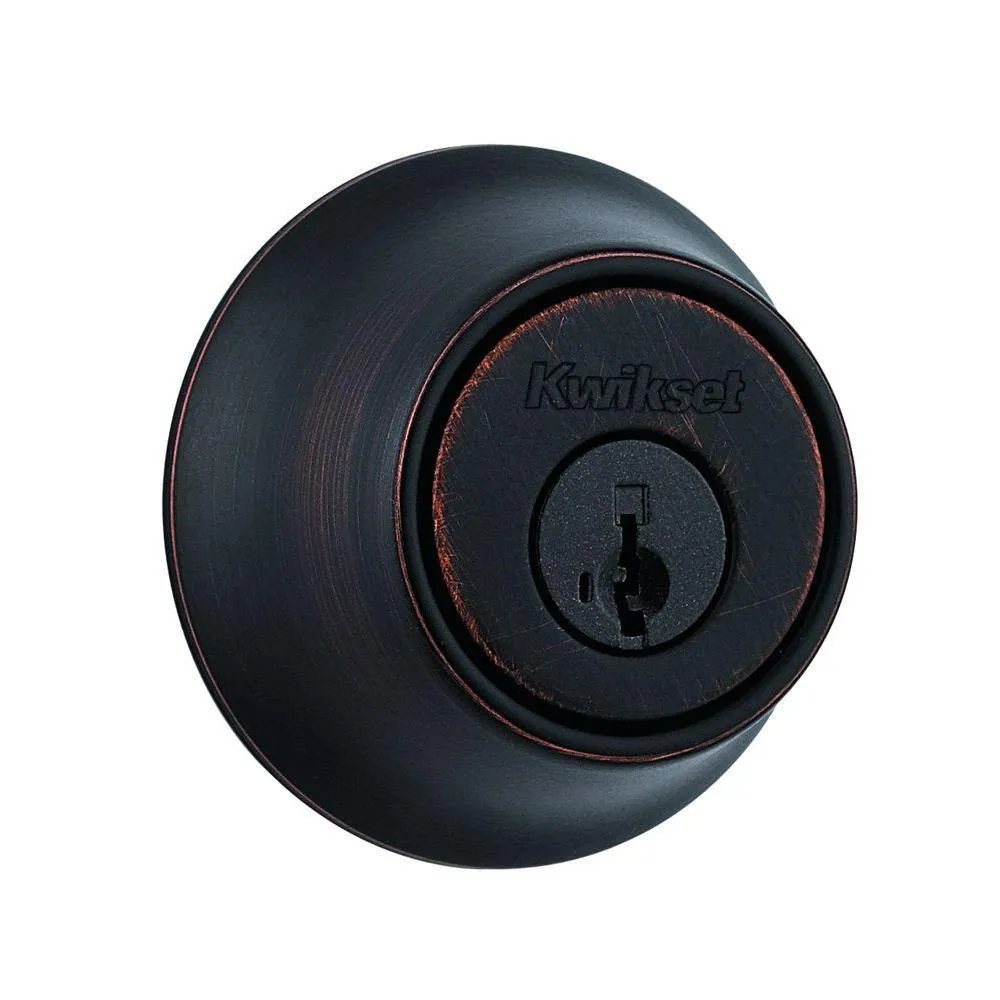 Kwikset 660 Series Satin Nickel Single Cylinder Deadbolt Featuring SmartKey Security with Microban Antimicrobial Technology, photo 11 of 12