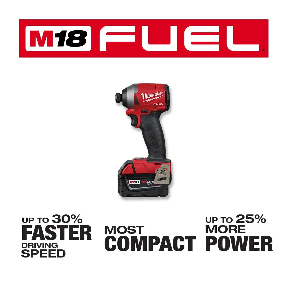 M18 FUEL 18-Volt Lithium-Ion Brushless Cordless Hammer Drill and Impact Driver Combo Kit (2-Tool) with Two 5Ah Batteries, photo 4 of 34