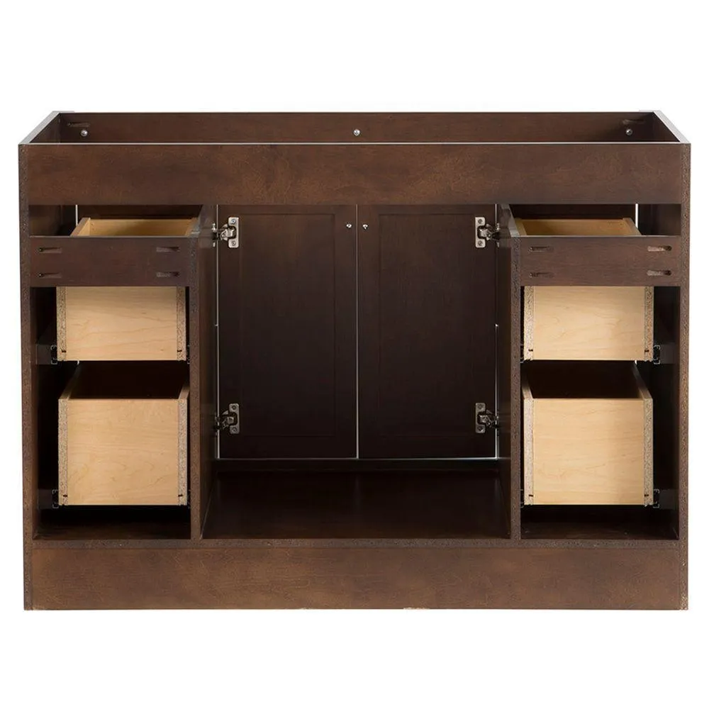 Brinkhill 48 in. W x 34 in. H x 22 in. D Bath Vanity Cabinet Only in Cognac, photo 5 of 47