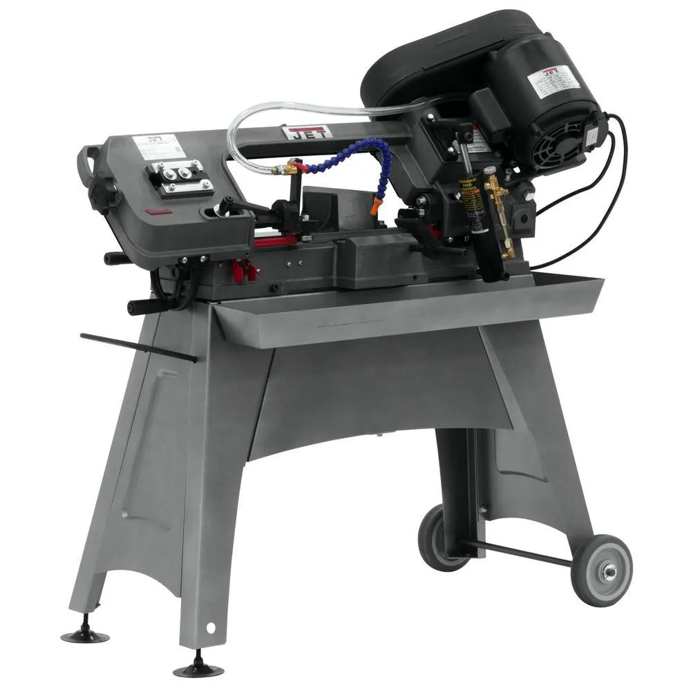 1/2 HP 5 in. x 8 in. Wet Metalworking Horizontal Band Saw with Rolling Stand, 3-Speed, 115-Volt, J-3230, photo 6 of 6