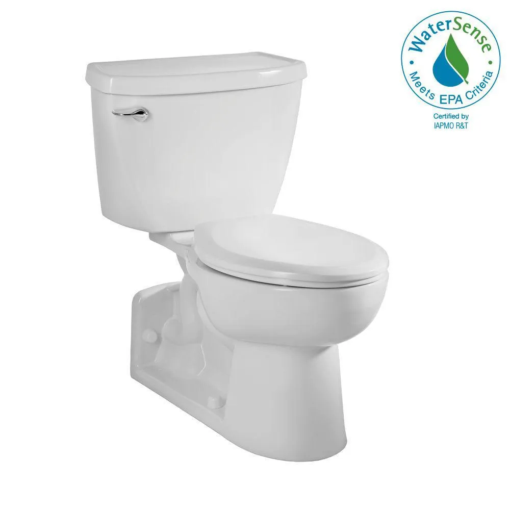 Yorkville FloWise Pressure-Assisted 4 in. Rough-In 2-piece 1.1 GPF Single Flush Elongated Toilet in White, photo 2 of 3
