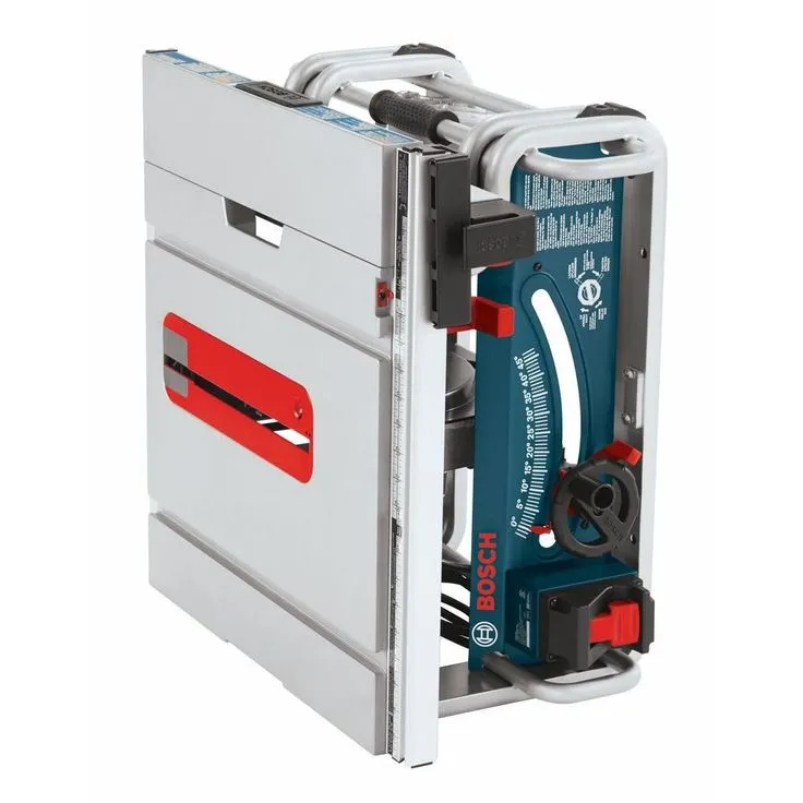 Bosch 15 Amp 10 in. Corded Portable Worksite Bench Table Saw with Smart Guard System and 24-Tooth Carbide Saw Blade, photo 5 of 11