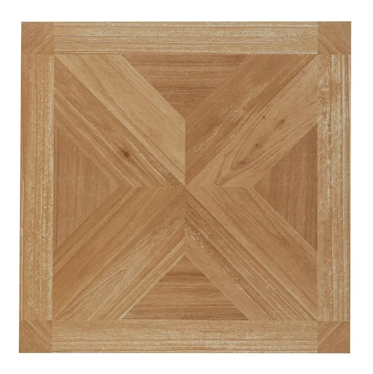 Style Selections Maple Parquet 3-mil x 12-in W x 12-in L Water Resistant Peel and Stick Luxury Vinyl Tile Flooring, photo 6 of 8