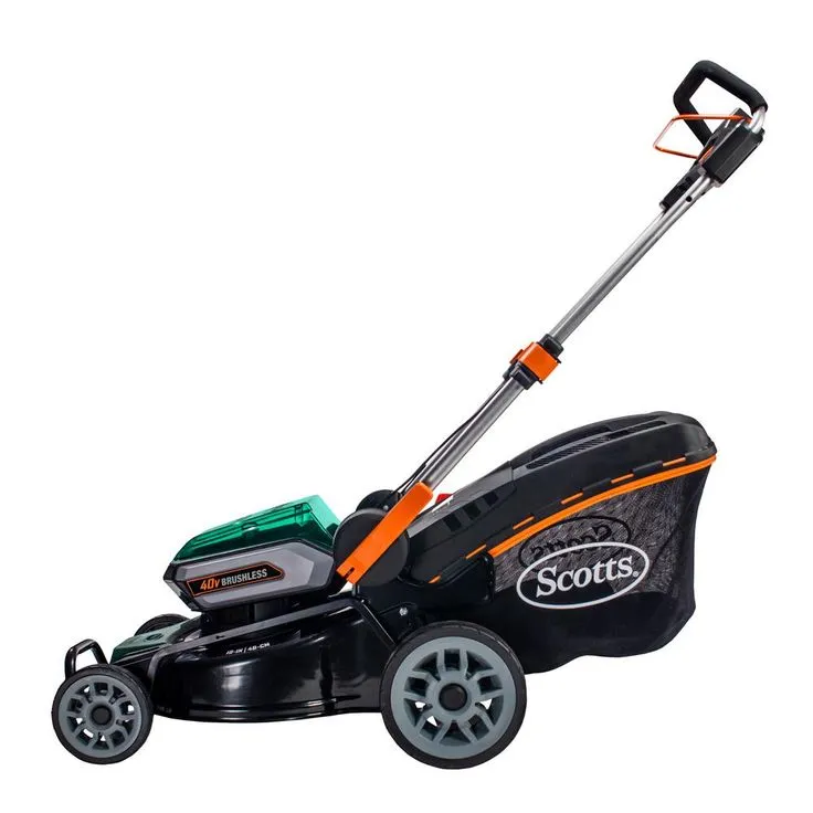 Scotts 19 in. 40-Volt Lithium-Ion Cordless Battery Walk Behind Push Mower with 5 Ah Battery and Charger Included, photo 2 of 9