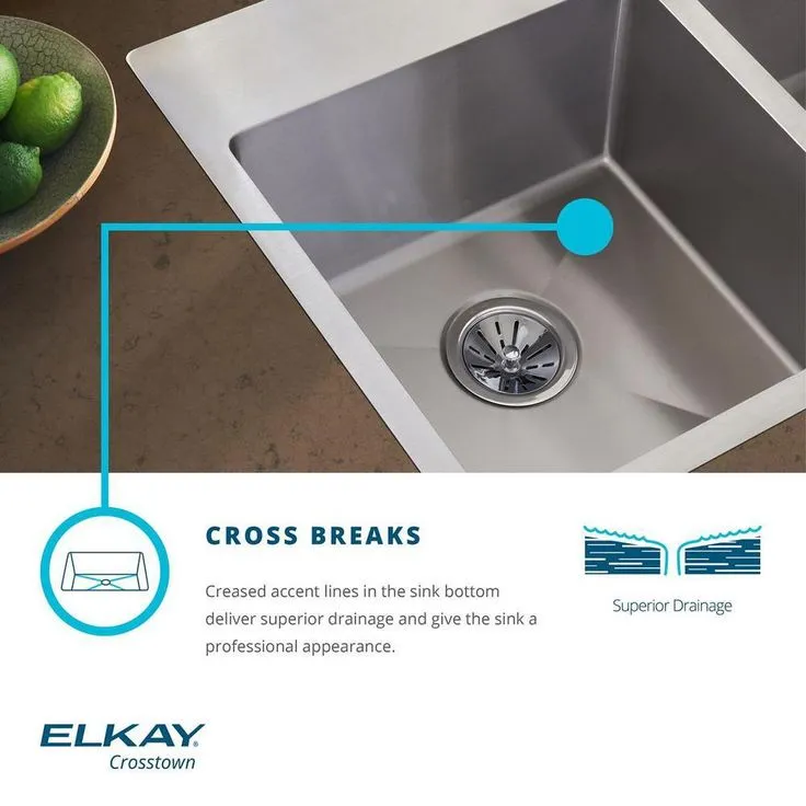 Crosstown Undermount Stainless Steel 14 in. Single Bowl Bar Sink with Bottom Grid and Drain, photo 5 of 11