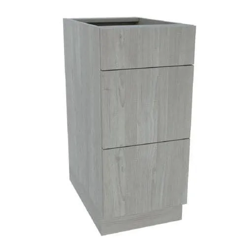 Cambridge 15-in W x 34.5-in H x 24-in D Grey Nordic Wood Engineered Wood Drawer Base Stock Cabinet, photo 5 of 6