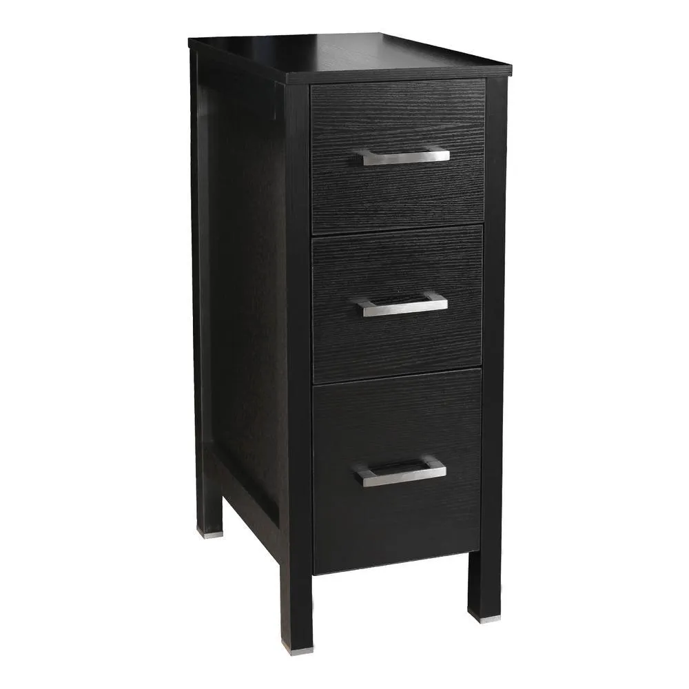 CASAINC 20 in. W x 12 in. D x 30 in. H Bathroom Vanity Cabinet Linen Cabinet with Three Drawers in Gray, photo 7 of 7