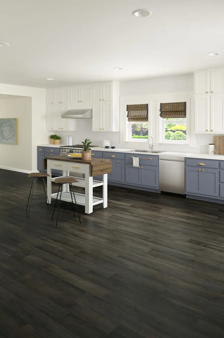 Style Selections Coir Oak 6-mil x 6-in W x 48-in L Water Resistant Interlocking Luxury Vinyl Plank Flooring, photo 6 of 8