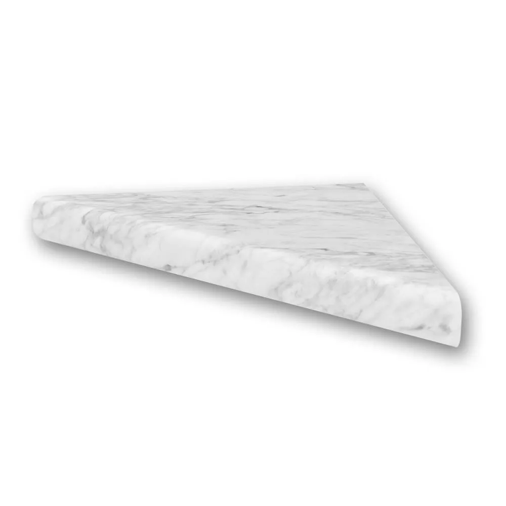 15 in. Corner Shelf Niche in Calacatta White, photo 21 of 22