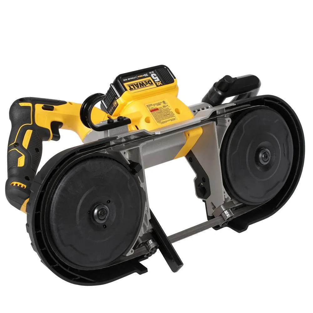 DEWALT 20-Volt MAX Li-Ion Cordless Band Saw(Tool-Only) with Bonus 1-1/2 in. Die Grinder(Tool-Only), Battery 5Ah, Charger & Bag, photo 9 of 13