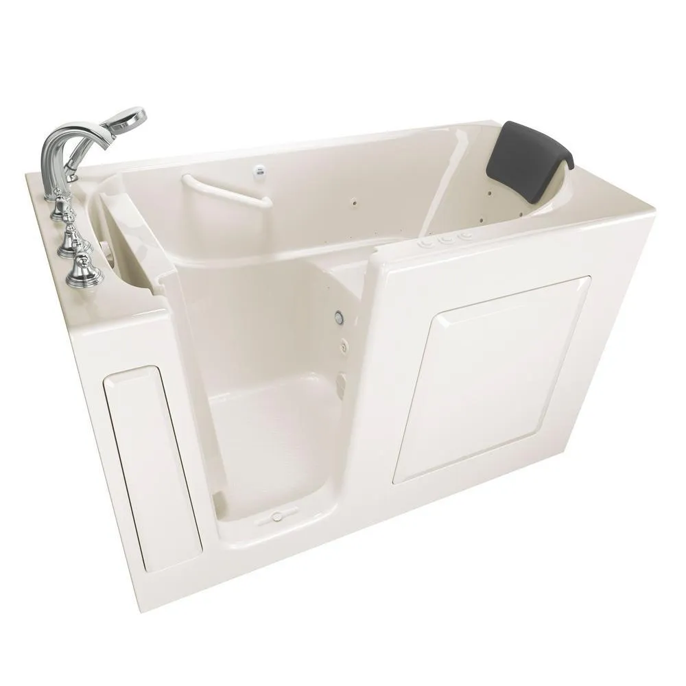 American Standard Gelcoat Premium Series 60 in. Left-Hand Walk-In Whirlpool and Air Bathtub in White, photo 16 of 22