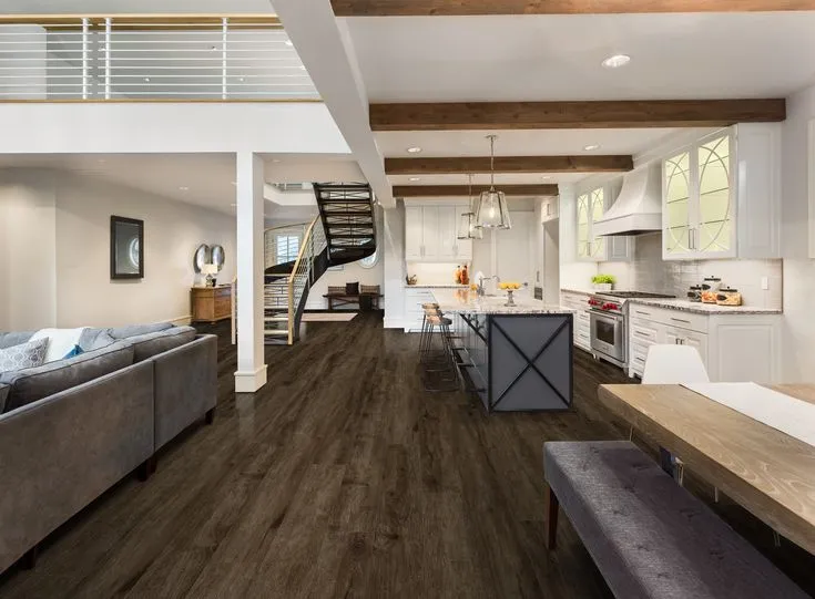 CALI Long-Board Vinyl Pro 6-Piece 9-in x 70.87-in Offshore Oak Luxury Vinyl Plank Flooring, photo 10 of 10