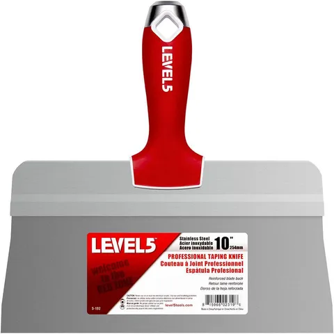 10 in. Stainless Steel Big Back Taping Knife with Soft Grip Handle