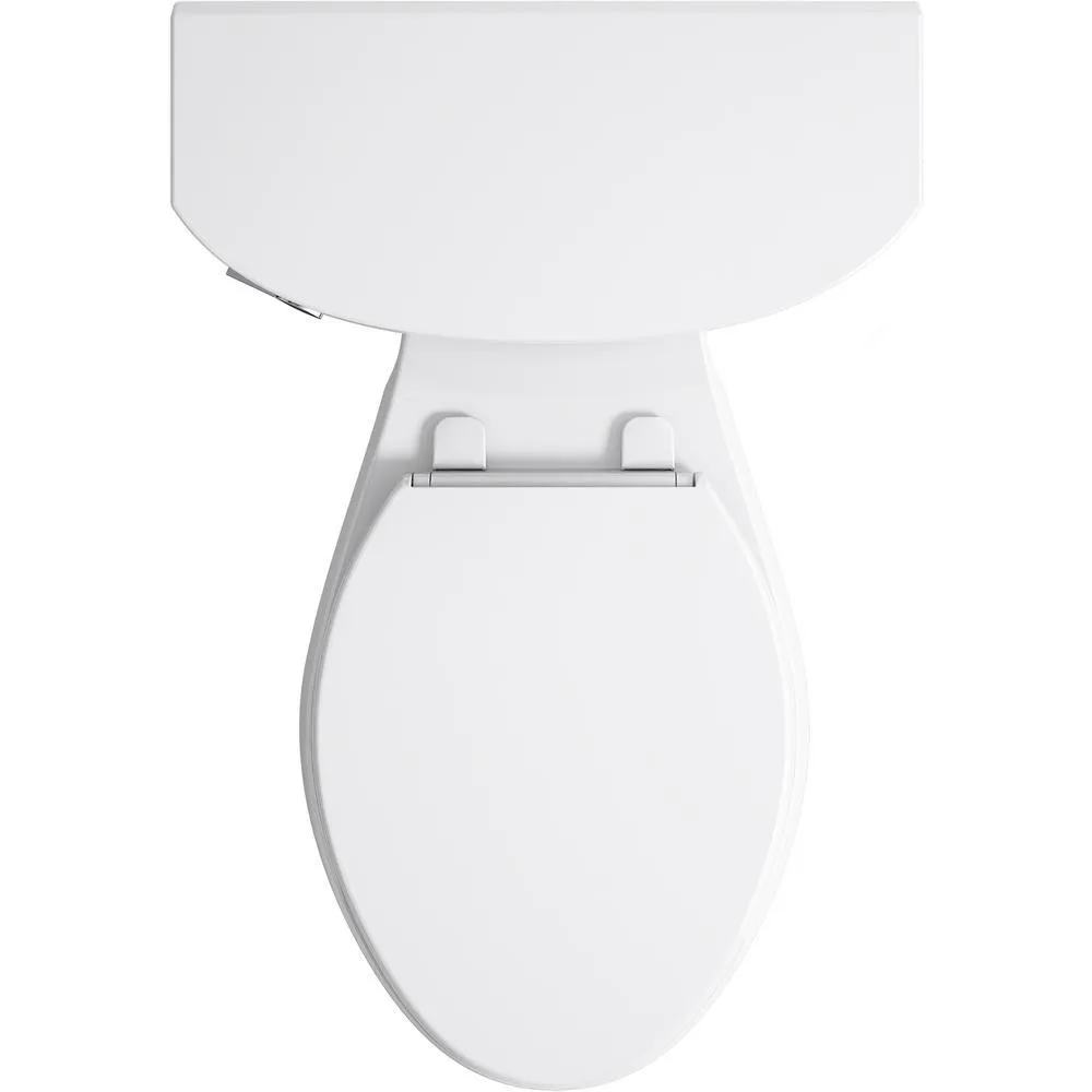 Cimarron 2-Piece Complete Solution 1.28 GPF Single Flush Elongated Toilet in White, Slow-Close Seat Included (3-Pack), photo 3 of 6