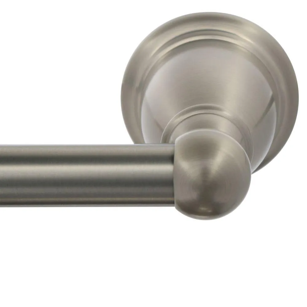 Brantford 18 in. Towel Bar in Brushed Nickel, photo 2 of 11